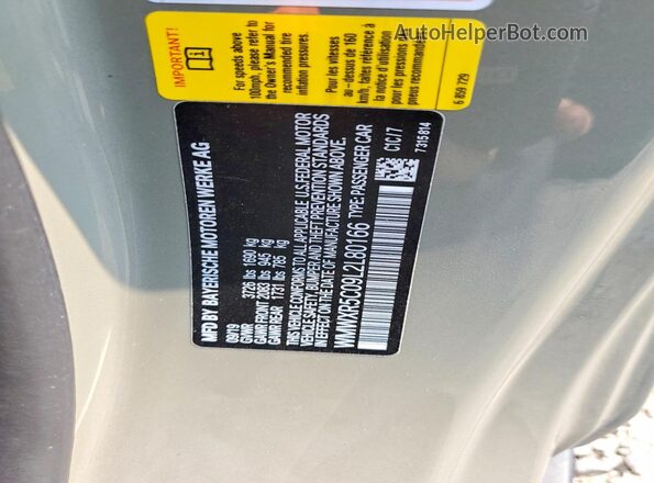 WMWXR5C09L2L80166 2020 MINI COOPER Gray Vista del compartimento del motor