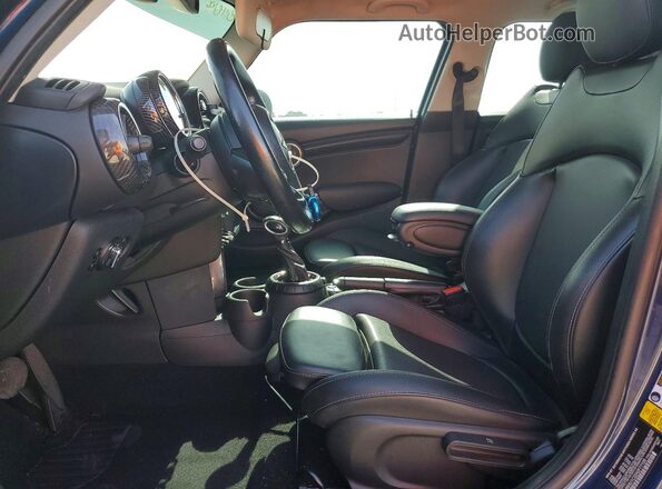 WMWXU1C32H2F77109 2017 MINI COOPER Blue Widok wnętrza z przodu