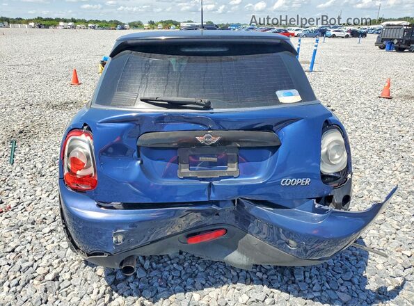 WMWXU1C32H2F77109 2017 MINI COOPER Blue Widok z tyłu