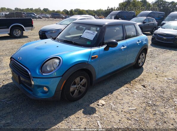 WMWXU1C33H2F78057 2017 MINI HARDTOP Blue წინა მარცხენა ხედი სამი მეოთხედიდან