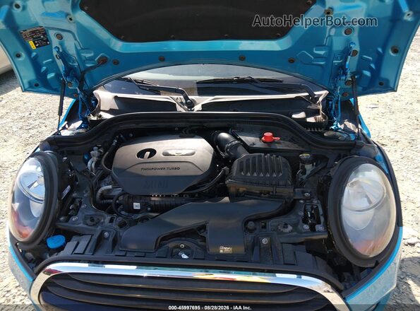 WMWXU1C33H2F78057 2017 MINI HARDTOP Blue უკანა ხედი