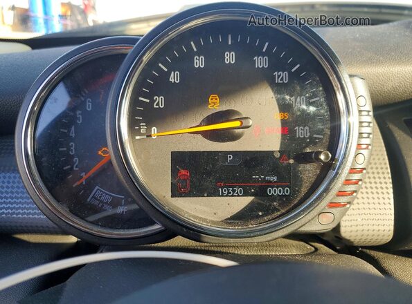 WMWXU1C55G2D10823 2016 MINI COOPER Silver Vista del cuadro de instrumentos