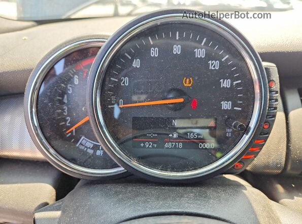 WMWXU1C55G2D57348 2016 MINI COOPER Blue Vista del cuadro de instrumentos