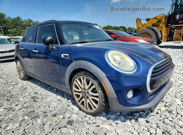WMWXU1C55G2D57348 2016 MINI COOPER Blue Delantero derecho