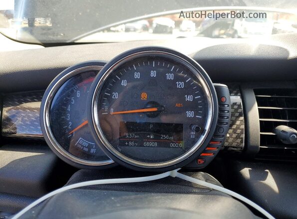 WMWXU3C3XH2F49084 2017 MINI COOPER Black Instrument cluster view
