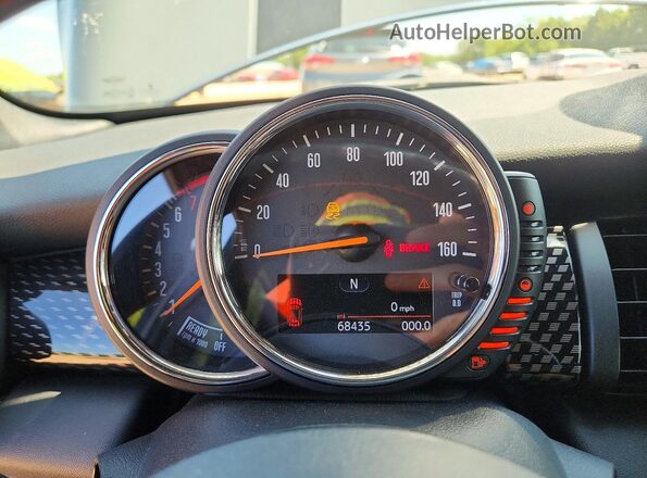 WMWXU3C52G2B63677 2016 MINI COOPER Gray Vista del cuadro de instrumentos