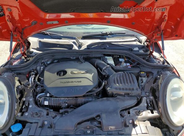 WMWXU3C54G2B63826 2016 MINI COOPER Red Rear interior view