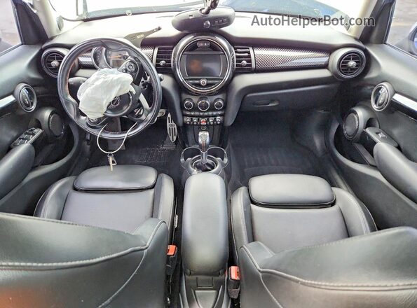 WMWXU3C55K2H87305 2019 MINI COOPER Blue Вид панелі приладів