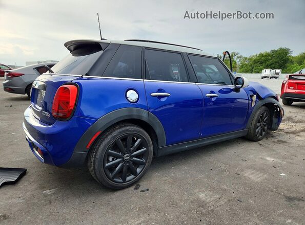 WMWXU3C55K2H87305 2019 MINI COOPER Blue Задня права чверть