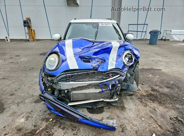 WMWXU3C55K2H87305 2019 MINI COOPER Blue Вид спереду