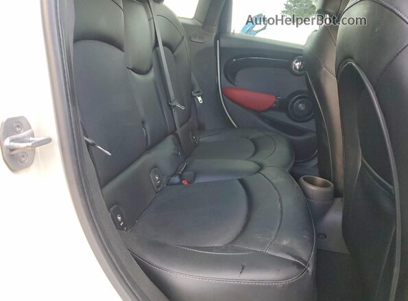 WMWXU3C58H2D33185 2017 MINI COOPER White Rear seats view