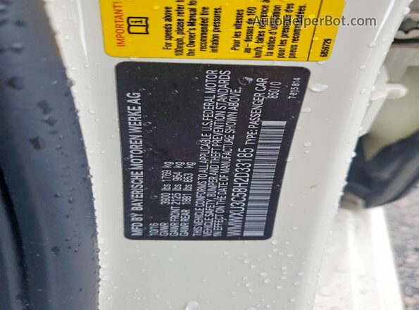 WMWXU3C58H2D33185 2017 MINI COOPER White Engine compartment view