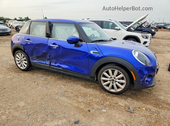 WMWXU7C01M2N55814 2021 MINI COOPER Blue Առջևի աջ