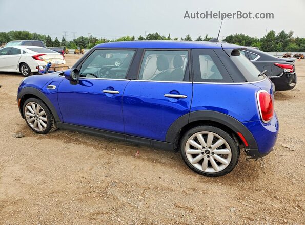 WMWXU7C01M2N55814 2021 MINI COOPER Blue Հետևի ձախ