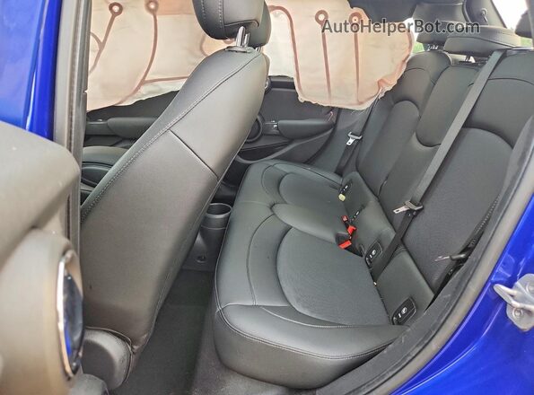 WMWXU7C01M2N55814 2021 MINI COOPER Blue Հետևի նստատեղերի տեսք