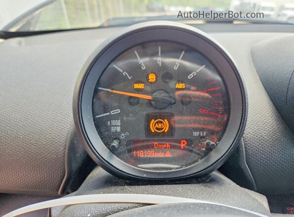 WMWZB3C50GWR48025 2016 MINI COOPER White Instrument cluster view