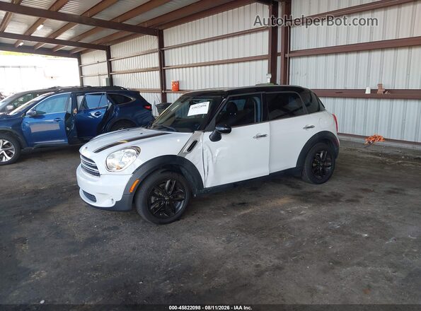 WMWZB3C51GWR49538 2016 MINI COUNTRYMAN Белый Передняя левая четверть