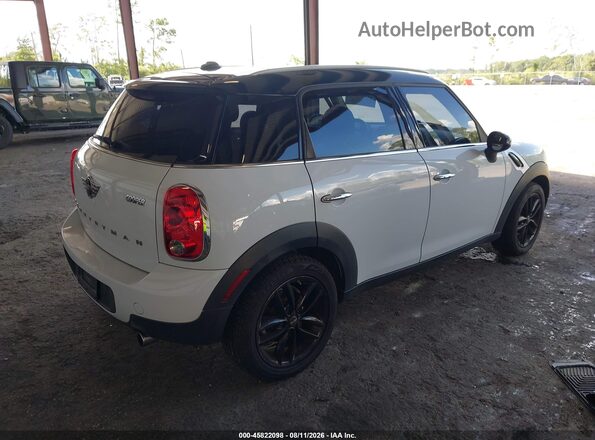 WMWZB3C51GWR49538 2016 MINI COUNTRYMAN Белый Задняя правая четверть