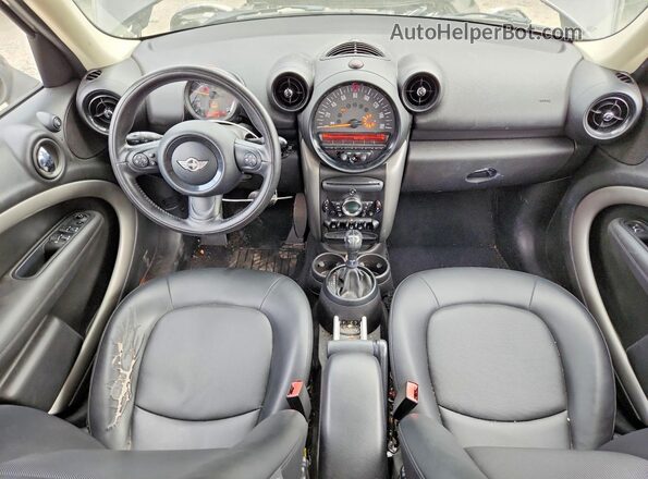 WMWZB3C52GWR47927 2016 MINI COOPER Gray Vista de la etiqueta del VIN
