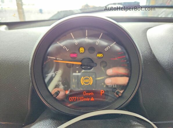 WMWZB3C59GWR46774 2016 MINI COOPER White Instrument cluster view