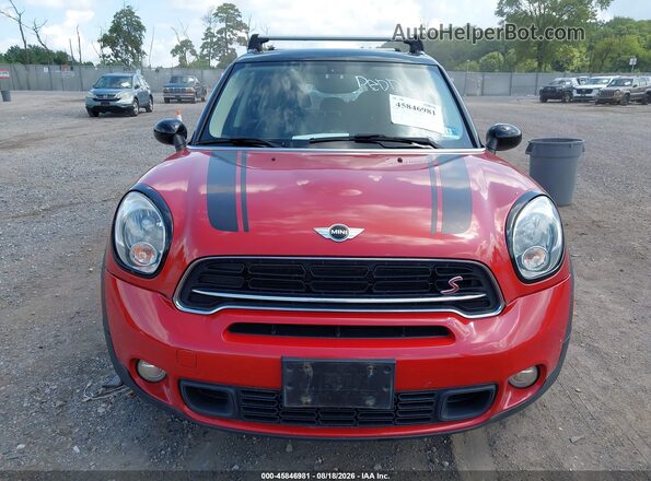 WMWZC3C52GWT07164 2016 MINI COUNTRYMAN Красный Вид спереди