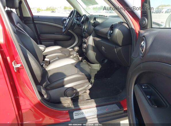 WMWZC3C53GWT08419 2016 MINI COUNTRYMAN Красный Вид салона спереди