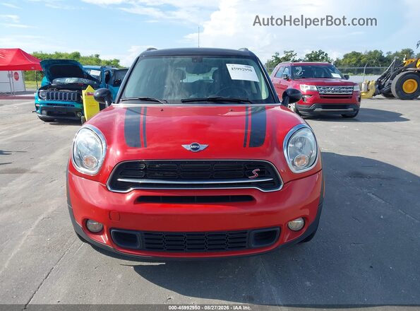 WMWZC3C53GWT08419 2016 MINI COUNTRYMAN Красный Вид щитка приборов