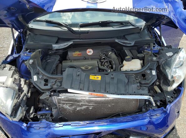 WMWZC3C56GWT07281 2016 MINI COOPER Синий Вид задней части салона