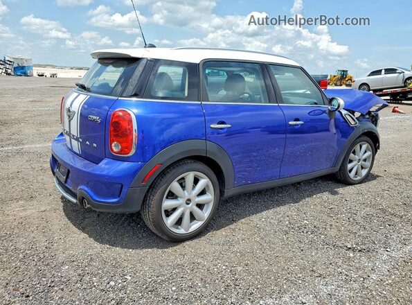 WMWZC3C56GWT07281 2016 MINI COOPER Синий Задняя правая четверть