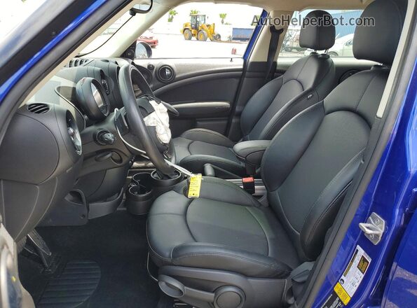 WMWZC3C56GWT07281 2016 MINI COOPER Синий Вид салона спереди