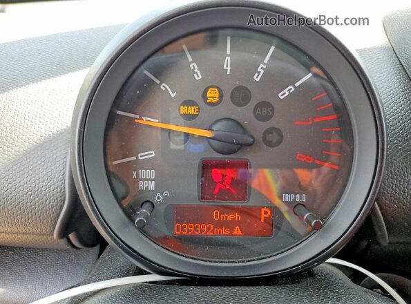 WMWZC3C56GWT07281 2016 MINI COOPER Синий Вид щитка приборов