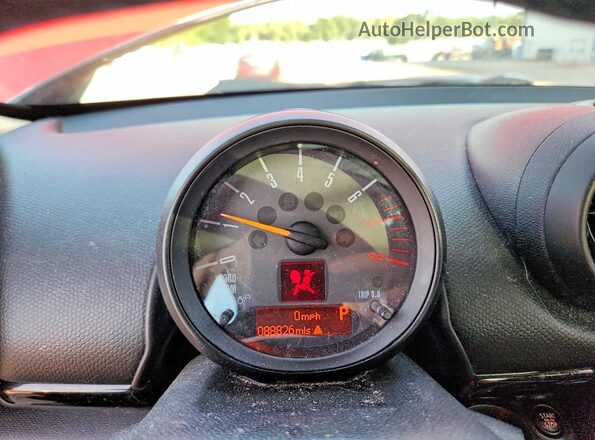 WMWZC3C5XGWT09597 2016 MINI COOPER Красный Вид щитка приборов