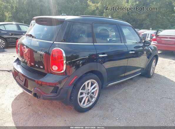 WMWZC5C55GWU20439 2016 MINI COUNTRYMAN Black Задня права чверть