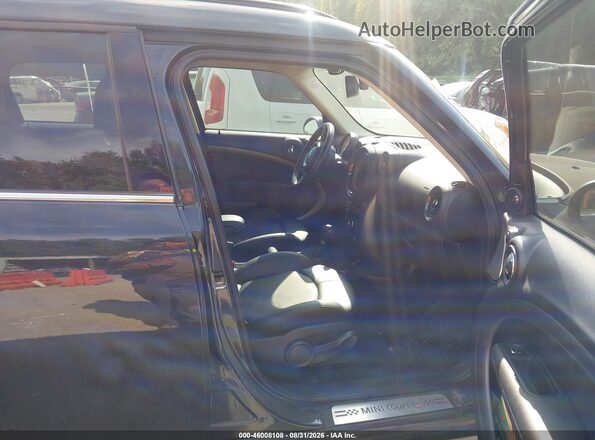 WMWZC5C55GWU20439 2016 MINI COUNTRYMAN Black Вид салону спереду