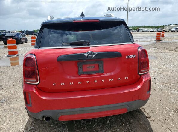 WMZ23BR05M3N17300 2021 MINI COOPER Red Вид ззаду