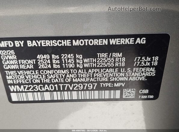 WMZ23GA01T7V29797 2026 MINI COUNTRYMAN Silver Widok komory silnika