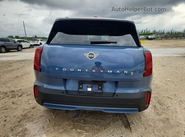 WMZ53GA08S7R63498 2025 MINI COUNTRYMAN Blue Vista trasera