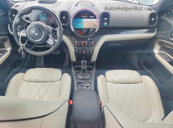 WMZ83BR00P3P36695 2023 MINI COOPER Blue წინა პანელის ხედი