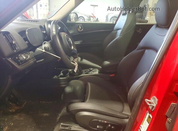 WMZ83BR00R3S11123 2024 MINI COOPER Red Widok wnętrza z przodu
