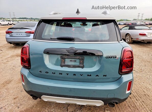 WMZ83BR08R3S12102 2024 MINI COOPER Teal უკანა ხედი