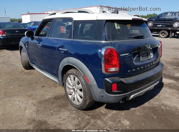 WMZYS7C33H3B62889 2017 MINI COUNTRYMAN Blue Trasero izquierdo