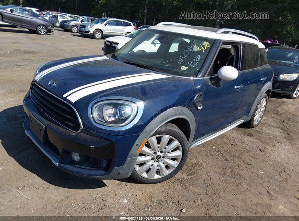 WMZYS7C33H3B62889 2017 MINI COUNTRYMAN Blue Vista tres cuartos delantera izquierda