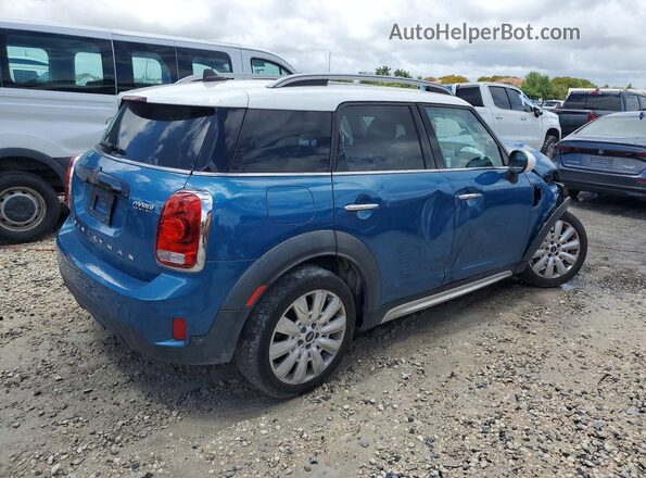 WMZYS7C37H3B62555 2017 MINI COOPER Blue Trasero derecho