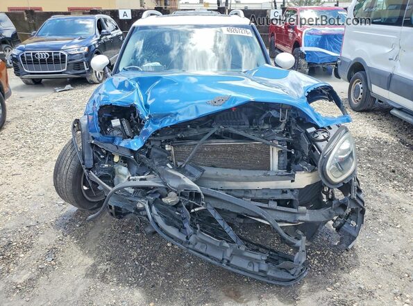 WMZYS7C37H3B62555 2017 MINI COOPER Blue Vista frontal