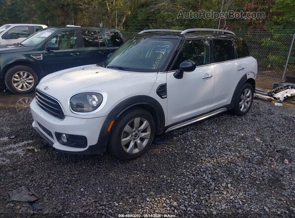 WMZYS7C3XJ3E08519 2018 MINI COUNTRYMAN White წინა მარცხენა ხედი სამი მეოთხედიდან