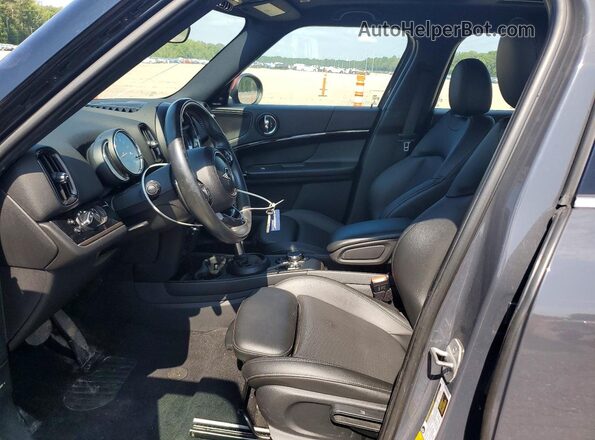 WMZYT3C53K3E96581 2019 MINI COOPER Серый Вид салона спереди