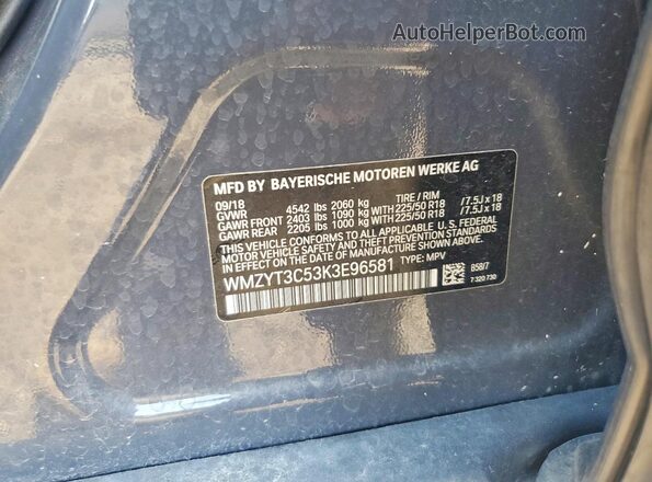 WMZYT3C53K3E96581 2019 MINI COOPER Серый Вид подкапотного пространства