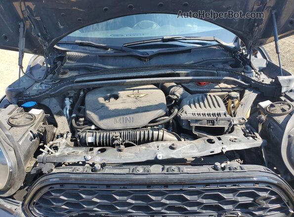 WMZYT3C53K3E96581 2019 MINI COOPER Серый Вид задней части салона