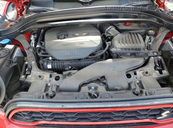 WMZYT5C31J3E59800 2018 MINI COOPER Red უკანა სალონის ხედი