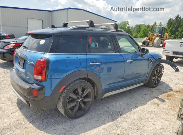 WMZYT5C33J3E60494 2018 MINI COOPER Blue Задня права чверть